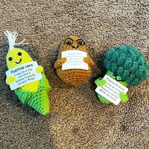 PRICE DROP Positivity crochet veggies